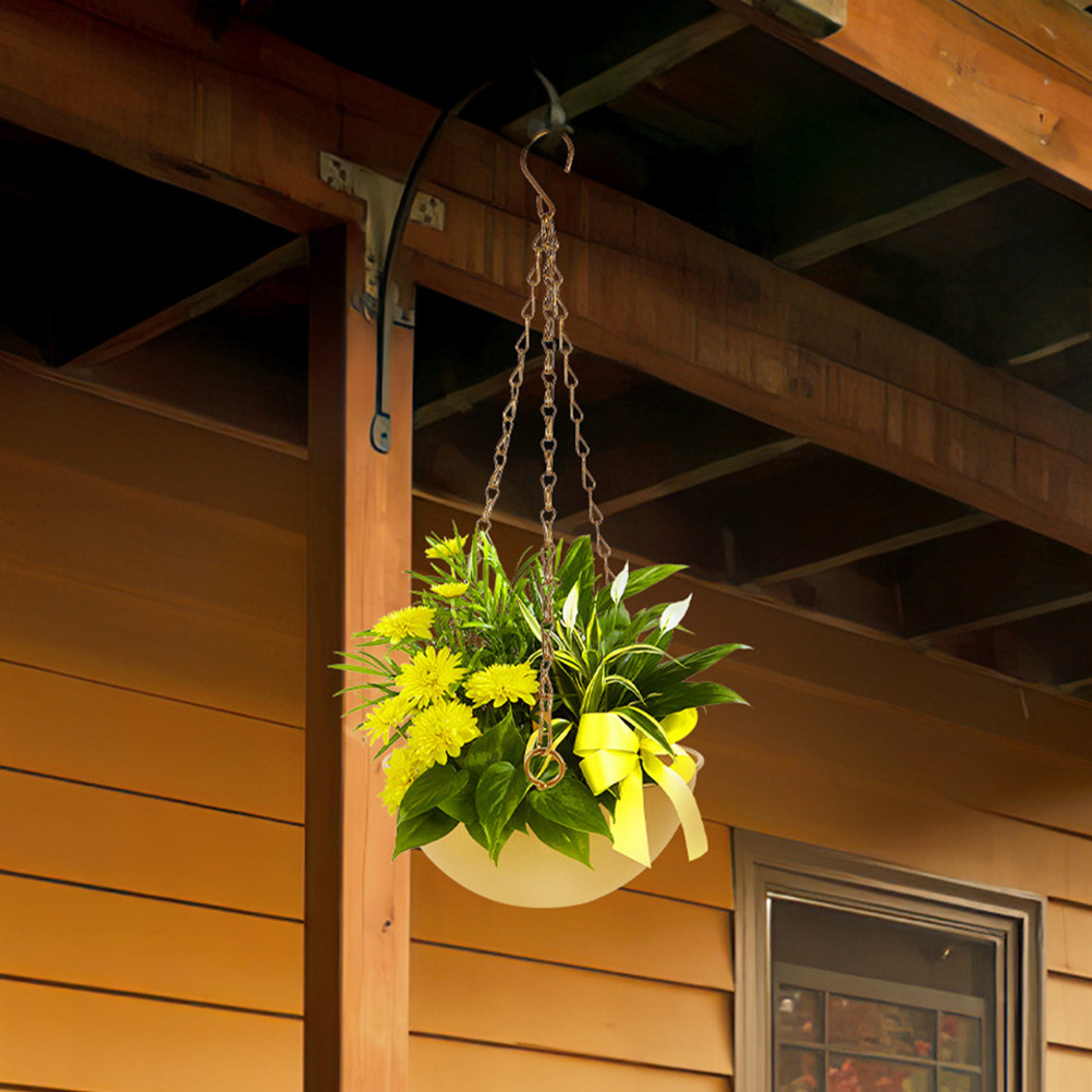 Spider Plant Hanging - 2Pcs Iron Hanging Flower Pots Heavy