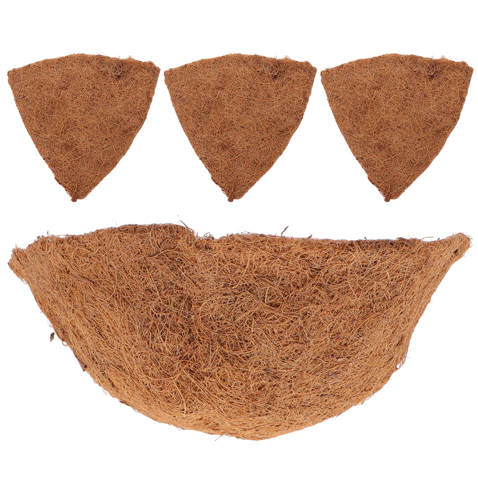 Spider Plant Hanging - 4Pcs Coir Liner for Hanging Baskets