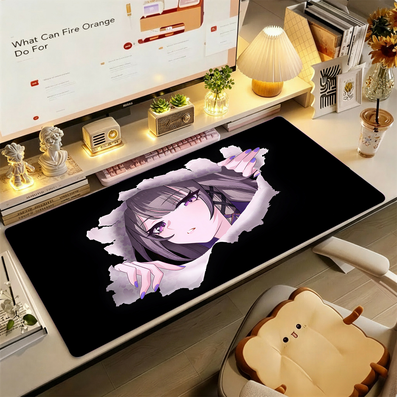 Gaming Mouse Pad,Large Extende - Tradescantia Purple のレビューと価格