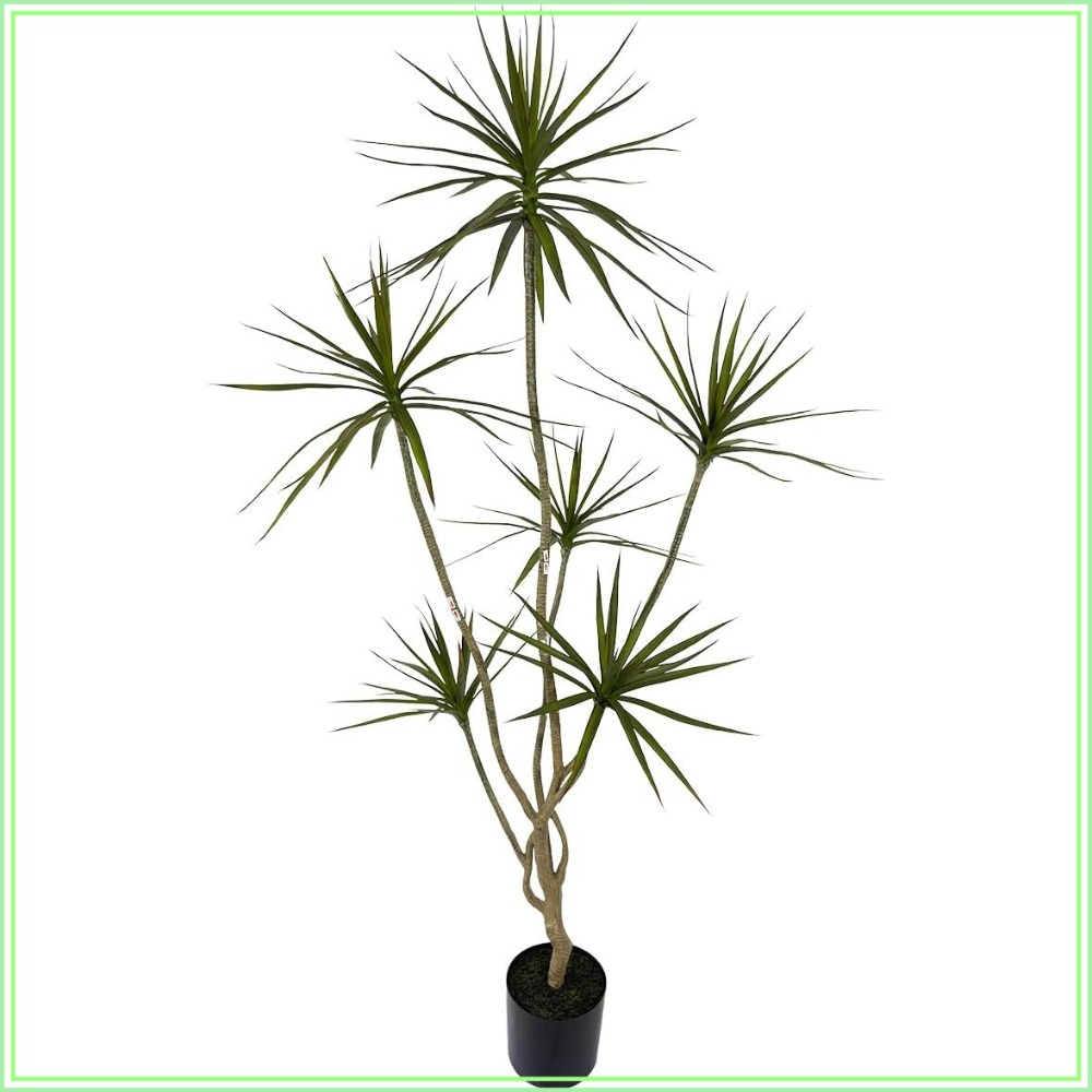 6ft Tall Artificial Dracaena M - Dracaena Marginata のレビューと価格