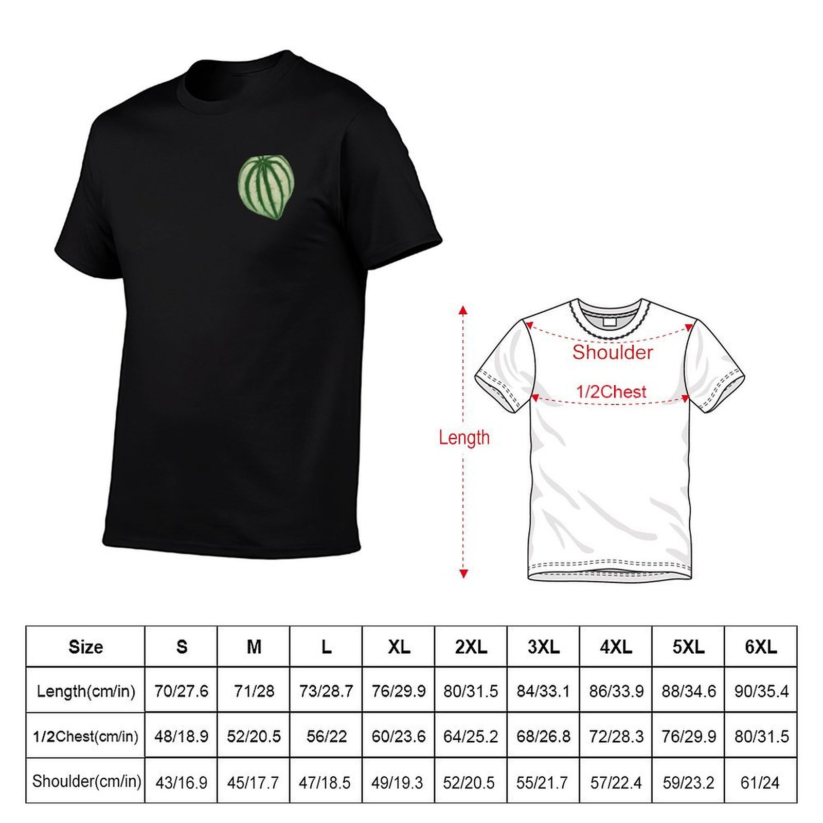 Watermelon Peperomia T-Shirt D - Peperomia Watermelon のレビューと価格