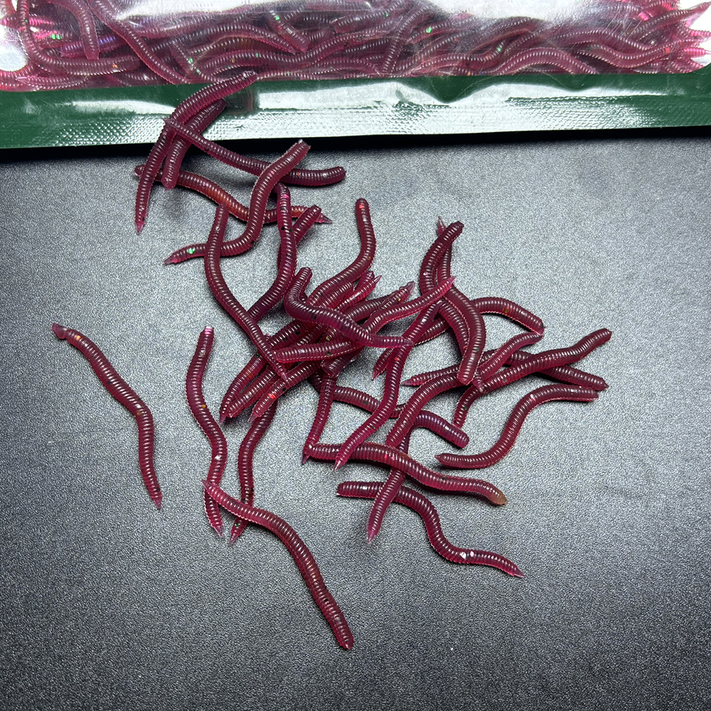 100-200pcs Soft Lure Bass Brea - Aglaonema Red のレビューと価格